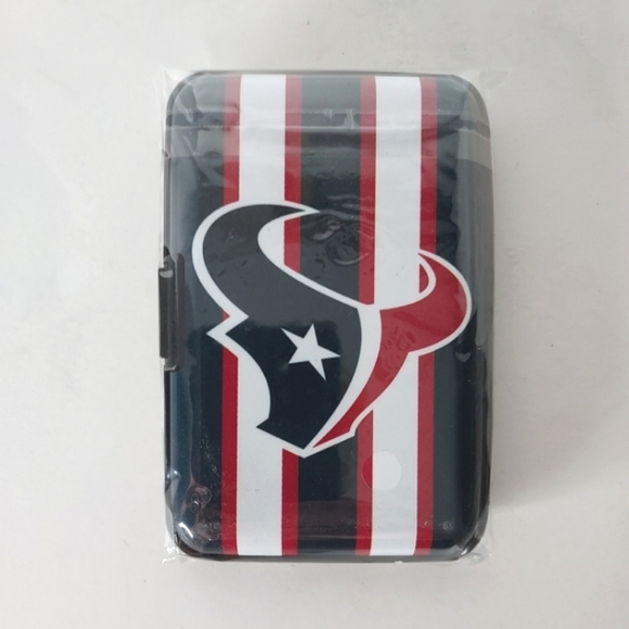 Evergreen Houston Texans Hard Case RFID Protection Wallet NEW NWB - Picture 2 of 5